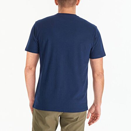 Columbia CSC M Basic Logo Brushed Erkek Kısa Kollu T-Shirt Lacivert CS0287-466