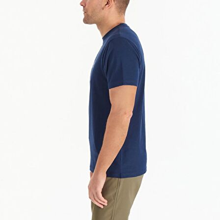Columbia CSC M Basic Logo Brushed Erkek Kısa Kollu T-Shirt Lacivert CS0287-466