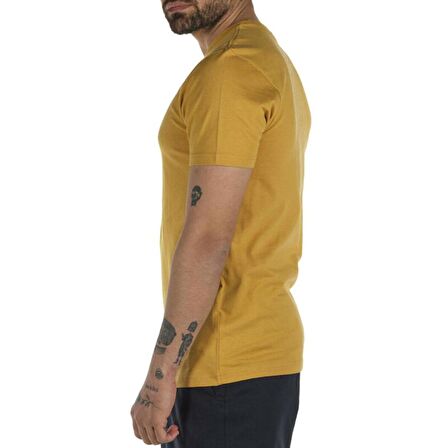 Columbia CSC M Basıc Bıg Logo Brushed SS Tee Erkek Tişört Sarı CS0287-880