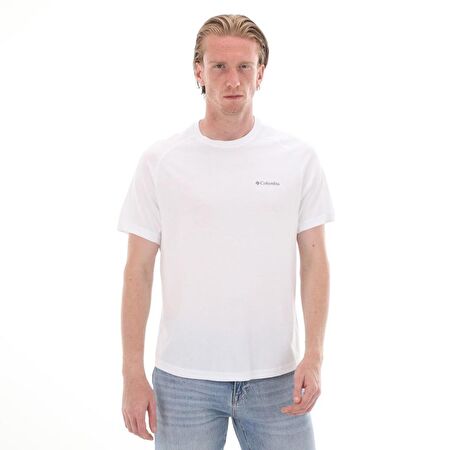 Columbia Csc M Comfort Ss Tee Erkek T-Shirt Beyaz CS0303-100