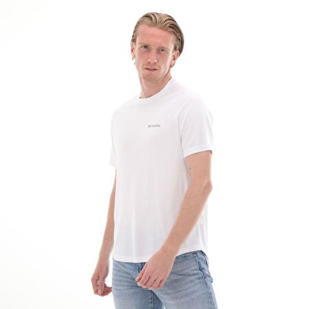 Columbia Csc M Comfort Ss Tee Erkek T-Shirt Beyaz CS0303-100