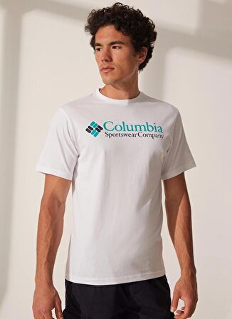 Columbia Csc M Retro Logo Ss Tee Erkek Kısa Kollu Tişört CS0311-100