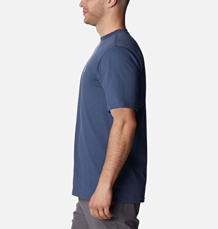Columbia CSC M Basic Logo Brushed Erkek Kısa Kollu T-Shirt Dağ Mavisi CS0287-480