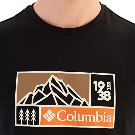 Columbia CSC Hike Icon Erkek Kisa Kollu T-Shirt Siyah CS0337-010