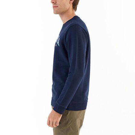 Columbia Csc M Collage Logo Lacivert Erkek Sweatshirt