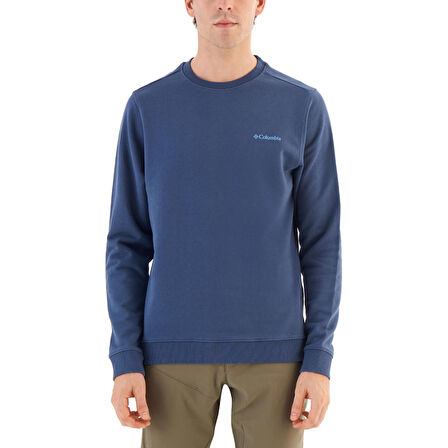Columbia M Basic Crew Erkek Sweatshirt Lacivert CS0204-480