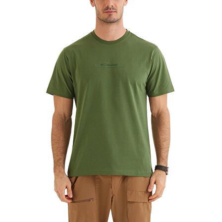 Columbia Csc M Bar Split Graphic Ss Tee Erkek Tişört CS0121
