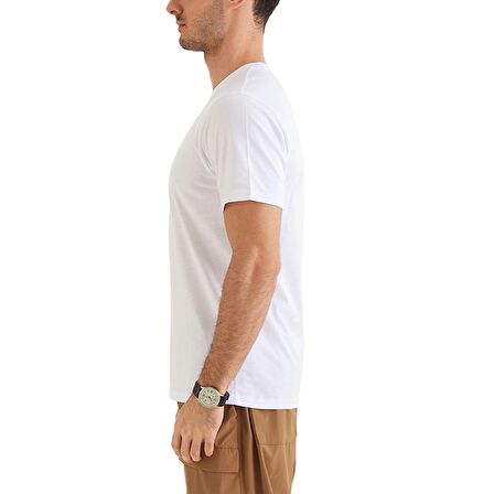 Columbia CSC Bar Split Graphic Kısa Kollu Erkek T-shirt Beyaz CS0121-100