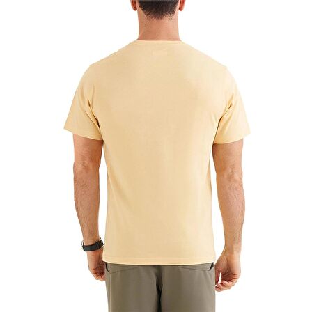 Columbia  Csc M Bar Split Graphic Ss Tee Sarı Erkek T-Shirt