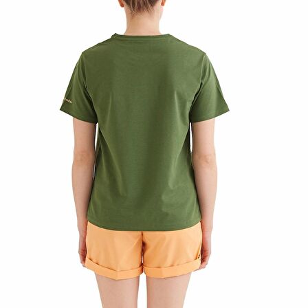 Columbia CSC North Cascade Kadın Kısa Kollu T-shirt Yeşil CS0366_352