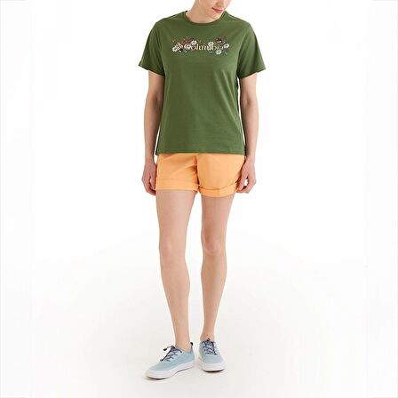 Columbia CSC North Cascade Kadın Kısa Kollu T-shirt Yeşil CS0366_352
