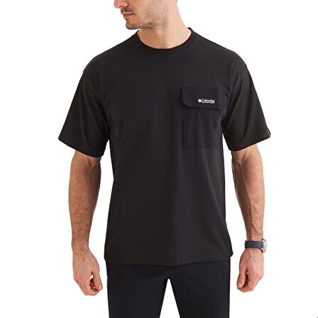 Columbia CSC Heritage Erkek Kısa Kollu T-shirt Siyah CS0376-010