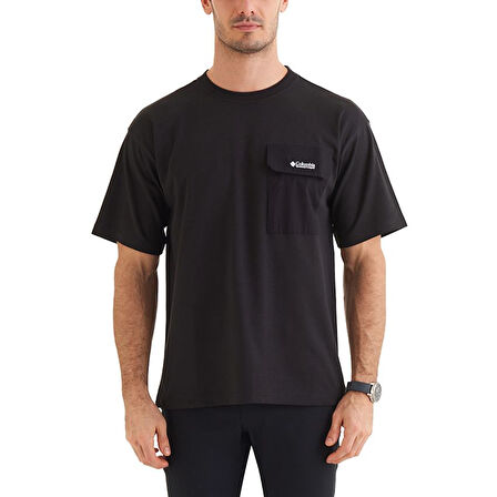 Columbia CSC Heritage Erkek Kısa Kollu T-shirt Siyah CS0376-010