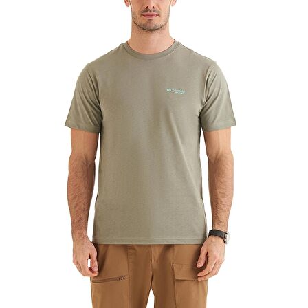 Columbia Cs0373 Csc M Pfg Tarpon Print Ss Tee Erkek T-Shirt