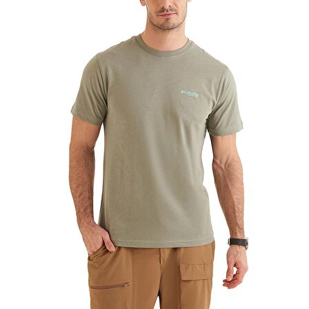 Columbia Cs0373 Csc M Pfg Tarpon Print Ss Tee Erkek T-Shirt