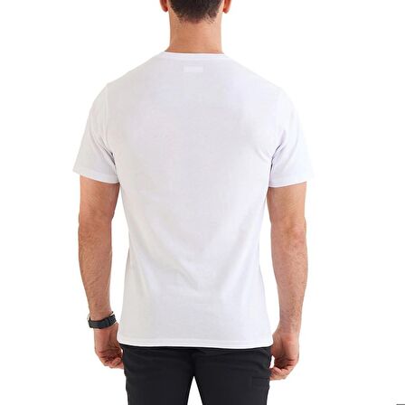 Columbia CSC Roam Hex Erkek Kısa Kollu T-shirt Beyaz CS0377-100