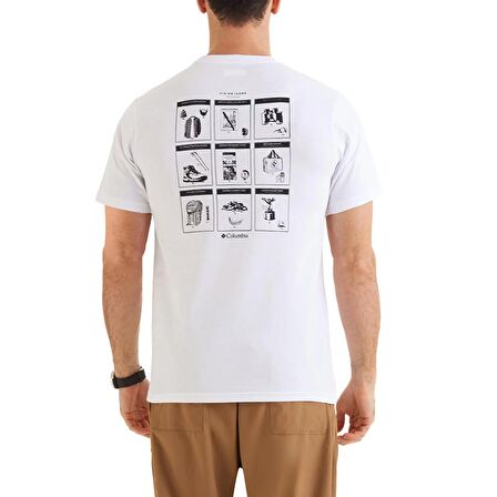 Columbia Cs0355 Csc M Camp Icons Ss Tee Erkek T-Shirt