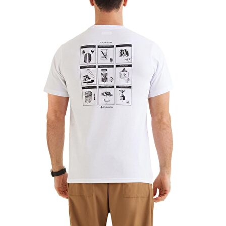 Columbia Cs0355 Csc M Camp Icons Ss Tee Erkek T-Shirt