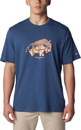 Columbia CSC M Range Roamer Outdoor Ss Tee Erkek Kısa Kollu Tişört CS0360-480