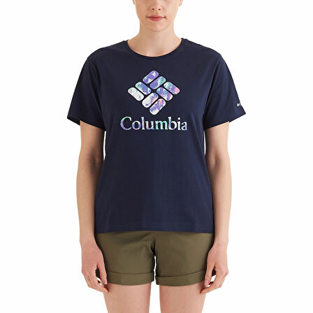 Columbia CSC Gem Wisterian Kadın Kısa Kollu T-shirt Lacivert CS0367-466