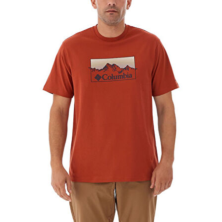 Columbia CSC Linear Range Erkek Kisa Kollu T-Shirt CS0344