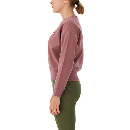 Marble Canyon Crop Kadın Pembe Outdoor Sweatshirt CS0404-609