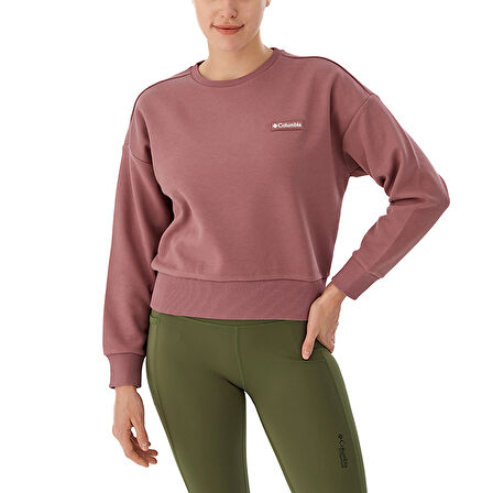 Marble Canyon Crop Kadın Pembe Outdoor Sweatshirt CS0404-609