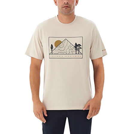 Columbia Csc M Peaked Sunscape Ss Tee Erkek Kısa Kollu Tişört CS0398