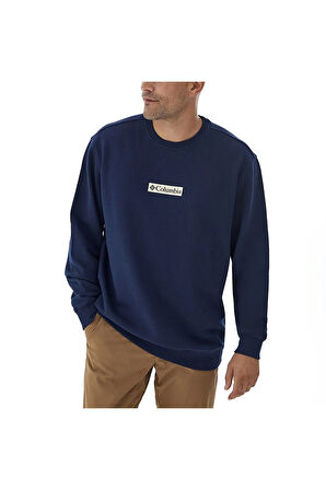 CSC Framed Puff Erkek Sweatshirt Koyu Lacivert CS0381-466