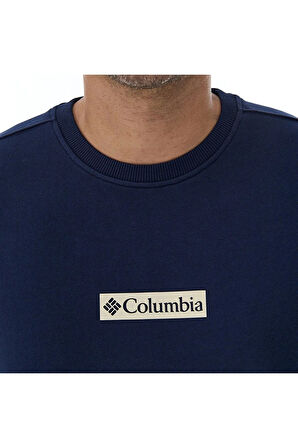 CSC Framed Puff Erkek Sweatshirt Koyu Lacivert CS0381-466