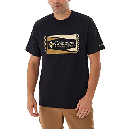 CS0402 CSC M HEX FLAG SS TEE siyah