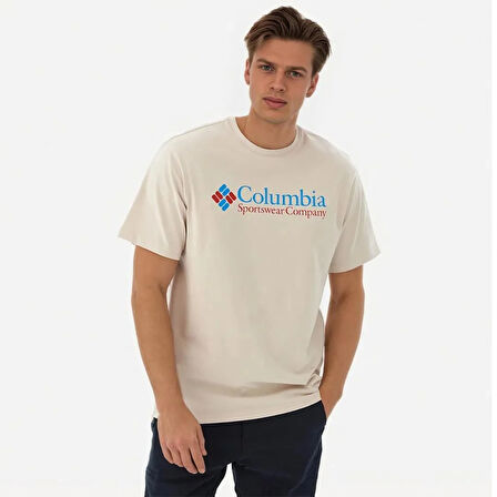 Columbia Csc M Retro Logo Ss Tee Erkek Tişört CS0311