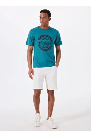 Columbia CSC Button Badge Erkek Kısa Kollu Tişört CS0387