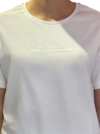 Columbia Kadın Beyaz Kısa Kollu T-Shirt T-Shirt
