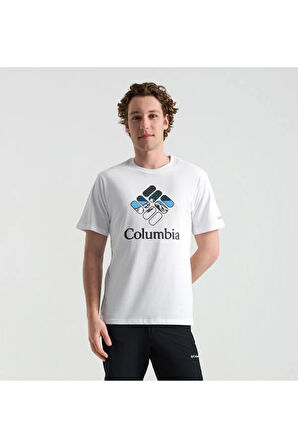 Columbia CSC M Heavenly Stacked Gem SS Tee Erkek Kısa Kollu Tişört CS0413