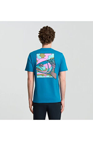 Columbia CSC M Pfg Trout Shine SS Tee Erkek Kısa Kollu Tişört CS0421