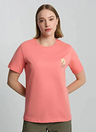 CS0430 CSC W FLORAL RUN SS TEE