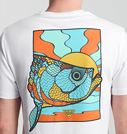 Columbia CSC M Pfg Tarpon Shine SS Tee Erkek Kısa Kollu Tişört CS0420