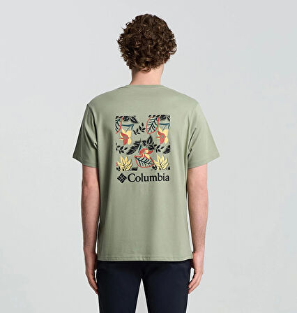 Columbia Cs0415 Csc M Comfort Pasteled Framed Ss Tee Erkek T-Shirt