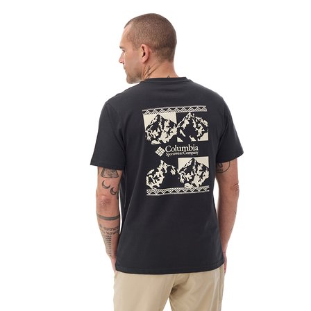 Repeated Peaks Erkek Gri Outdoor T-Shirt CS0477-013