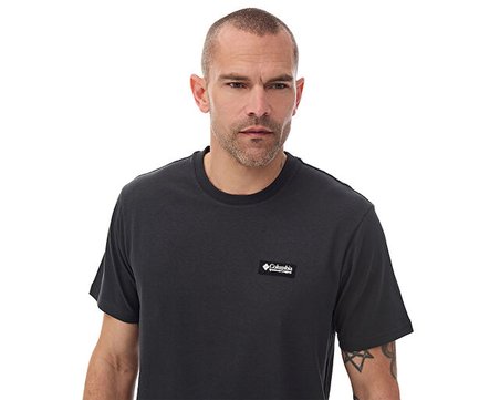 Columbia Repeated Peaks Ss Tee Erkek Günlük Tişört 9121091013 Gri