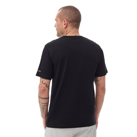 Splatter Gem Erkek Siyah Outdoor T-Shirt CS0480-010