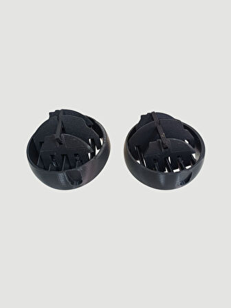 Renault Reno Twingo Torpido Üstü Orta Havalandırma Izgarası 1993 2006 Antrasit Gri Sağ Sol Çift Oem 7701205262