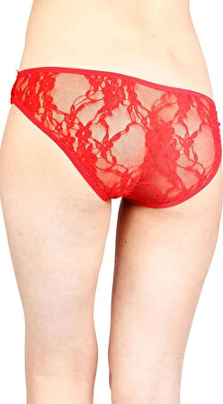 KIRMIZI ŞERIT DETAYLI SEKSI KÜLOT TM1139