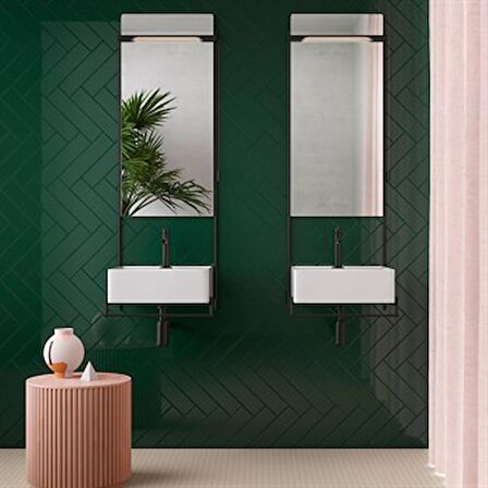 VitrA 7.5x30 Mode Fon Zümrüt Yeşil Parlak Duvar Karosu K948392SR001VTE0 (1 m2 )
