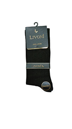 Livoni Dikişsiz Bambu Erkek  Soket Çorap 3 Adet