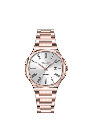 SAFİR CAM KLASİK ROSE GOLD KADIN KOL SAATİ NC33-398377-RWM