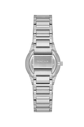 SAFİR CAM GÜMÜŞ KADIN KOL SAATİ NC34-39B647-AGMS-SET