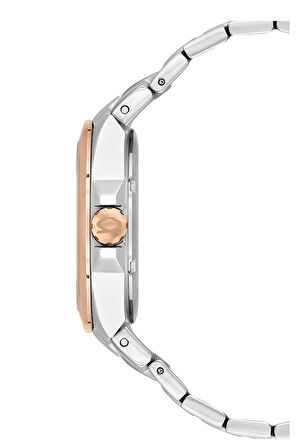 SAFİR CAM GÜMÜŞ - ROSE KADIN KOL SAATİ NC28-392322-ESM-SET