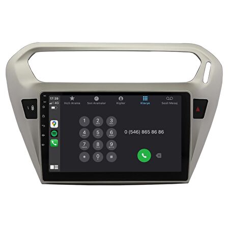 Citroen C-Elysee Android Multimedya Sistemi (2012-2024) CRV-4425XAA